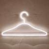 HS-20002 LED Coat Hanger Neon Light Room Decoration Lantern Holiday Light(White Light)