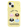 For iPhone 15 Skin Feeling Jelly TPU Hybrid PC Phone Case(Little Monster Yellow)