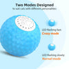 Self-Rolling Luminous Cat Toy Ball 5cm, Yellow, USB Rechargeable