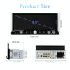 Single Spindle 6.9 inch MP5 With Knob Player Carplay Function Car MP4 Backup Camera, Specification: Standard