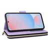 For Samsung Galaxy A56 Nine-card Slots Zipper Wallet Bag Leather Phone Case(Purple)