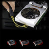 5 PCS 3682 6 Pin Female to 8 Pin Female Graphics Card Power Supply Adapter Cable, Length: 20cm