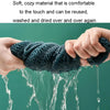 Universal Knitted Washable Toilet Pad Home Thickened Warm Toilet Cover, Style: Flat Gray