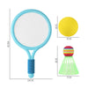 1 Pair Children Badminton Tennis Racket Outdoor Sports With Two Balls(Green)