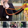 10mm Thick Rope Mobile Phone Lanyard Spacer Adjustable Anti Theft Phone Strap(NO.11 Red and Yellow)