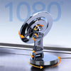 G168 Rotatable Cellphone Stand Car Dashboard Windshield Magnetic Phone Holder(Grey)