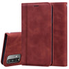For Xiaomi Redmi 9T Frosted Business Magnetic Horizontal Flip PU Leather Case with Holder & Card Slot & Lanyard(Brown)