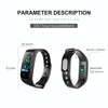 CK17S 0.96 inches IPS Screen Smart Bracelet IP67 Waterproof, Support Call Reminder / Heart Rate Monitoring / Blood Pressure Monitoring / Sleep Monitoring (Black)