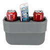 Car Seat Crevice Storage Box Cup Drink Holder Auto Pocket Stowing Tidying for Phone Pad Card Coin Case Car Accessories(Grey)