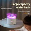HX-130 Colorful Night Light Planet Desktop Flame Aromatherapy Humidifier, Spec: UK Plug(White)