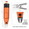 HSD HS-5M+F1S Cut Plastic Set 2 In 1 Pneumatic Snip Plier Cutting Metal Plastic Model Scissor Tool