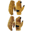 GHOST RACING Motorcycle Riding Anti-fall Warm Breathable Full-finger Gloves, Size: M(With Hole)