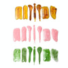 7PCS/Set Facial Tendon Stick Facial Scraping Board Meridian Acupuncture Pen, Shape: Pink