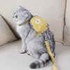 ZiChen Cat Harness & Lead Backpack (Blue, M) - Breathable & Adjustable