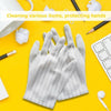10 Pairs Anti-static Stripe Plastic Gloves, SizeFree Size
