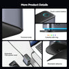 JOYROOM JR-TCM02 6 in 1 65W GaN 4 USB-C & 2 USB-A Multi-port Charger, Power Plug:EU Plug(Dark Gray)