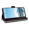 For Samsung Galaxy A23 5G Nine-card Slots Zipper Wallet Bag Leather Phone Case(Dark Purple)