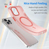 For iPhone 12 Pro MagSafe Frosted Translucent TPU + PC Full Coverage Phone Case(Red)