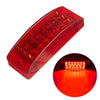 MK-142 DC12V-24V 21LEDs Car Tail Light Running Water Flashing Edge Light (Red Light)