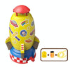 Rotating Sprinkler Flying Children Water Toys, Color: Yellow Rocket + 2 Joints + 3m Tube