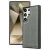 For Samsung Galaxy S25 Ultra 5G Cowhide Texture Back Cover Phone Case(Grey)