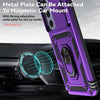 For Samsung Galaxy S24 FE 5G Sliding Camshield Holder Phone Case(Purple)