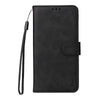 For Samsung Galaxy S25 5G ENKAY Card Wallet Calf Texture Leather Phone Case with Screen Film(Black)