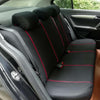 9 PCS Four Seasons Universal Seat Cover Cushion Car Fur Seat Covers Set Universal Cushion(Red)
