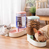 Automatic Cat Feeder & Waterer 3.8L Grey - Gravity Pet Food Dispenser