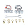 1 Pair Car Automotive Battery Wire Cable Terminals Clamp Connectors Kit