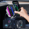 Double Coil Car Wireless Charger Water Cup Holder For Apple14 / 13 / Samsung ZFLIP4 Series