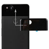 Google Pixel 2 Back Glass Lens Cover - Black