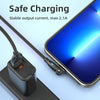 ENKAY 180 Degrees Rotating USB to 8 Pin Charging Data Cable with LED Light, Length:1m(Purple)