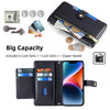 For Samsung Galaxy S25+ 5G Sheep Texture Cross-body Zipper Wallet Leather Phone Case(Black)