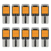 10pcs T10 4014-26SMD Car Bright Lights LED Clearance Light Lamp Reading Light (Yellow Light)
