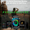 K57 Pro 1.96 Inch Bluetooth Call Music Weather Display Waterproof Smart Watch, Color: Black Leather