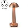 JB-TD008 Outdoor Table Lamp Creative Charging Restaurant Touch Table Lamp Bar Table Lamp, Specification: AU Plug(Red Copper)