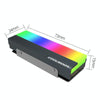 COOLMOON CM-M2A M.2 2280 Solid State Drive Cooler 5V ARGB Hard Drive Heatsink(Gray)