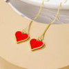 E2210-8 Love Long Ear Wire Women Simple Earrings