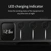 120W Digital Display Cigarette Lighter Car Fast Charging Charger(Black)