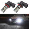 1 Pair 9006 12V 7W Continuous Car LED Fog Light(White Light)