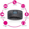 Music Headband Bluetooth Eye Mask Yoga Running Sleep Headphones(Hemp Gray)