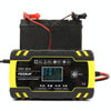 FOXSUR 12V-24V Car Motorcycle Truck Repair Battery Charger AGM Charger, EU Plug