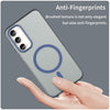 For Samsung Galaxy S23+ 5G MagSafe Frosted Translucent TPU + PC Full Coverage Phone Case(Dark Blue)
