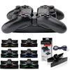 Special UFO Shape 2 x USB Charging Dock Station Stand / Controller Charging Stand for PS4 Playstation 4  with Multi Colors LED(Black)