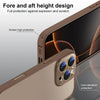 For iPhone 15 Pro Nano Semi-transparent Frosted Skin Feel Phone Case(Titanium Gray)