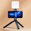 Portable Phone Desktop Live Fill Light Mini Pocket Light Shooting Camera Fill Lamp, Style: Standard White Light With Tripod+Hot Boot+Clip
