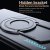 For Samsung Galaxy S25 Ultra 5G Frosted MagSafe Magnetic Ring Holder PC Phone Case(Purple)