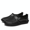 Men Summer Breathable Mesh Shoes Outdoor Non-slip Casual Shoes, Size: 46(Black)