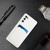 For Samsung Galaxy S20 FE Card Slot Design Shockproof TPU Protective Case(White)